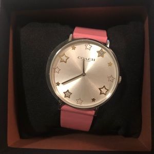 Posh pink Coach Watch